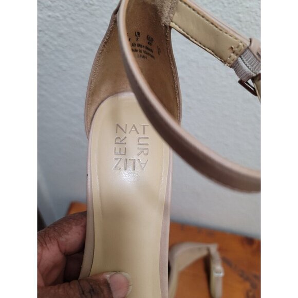 Naturalizer Beige Ankle Strap High Heel Sandals Womens Size 10 M - Picture 12 of 12